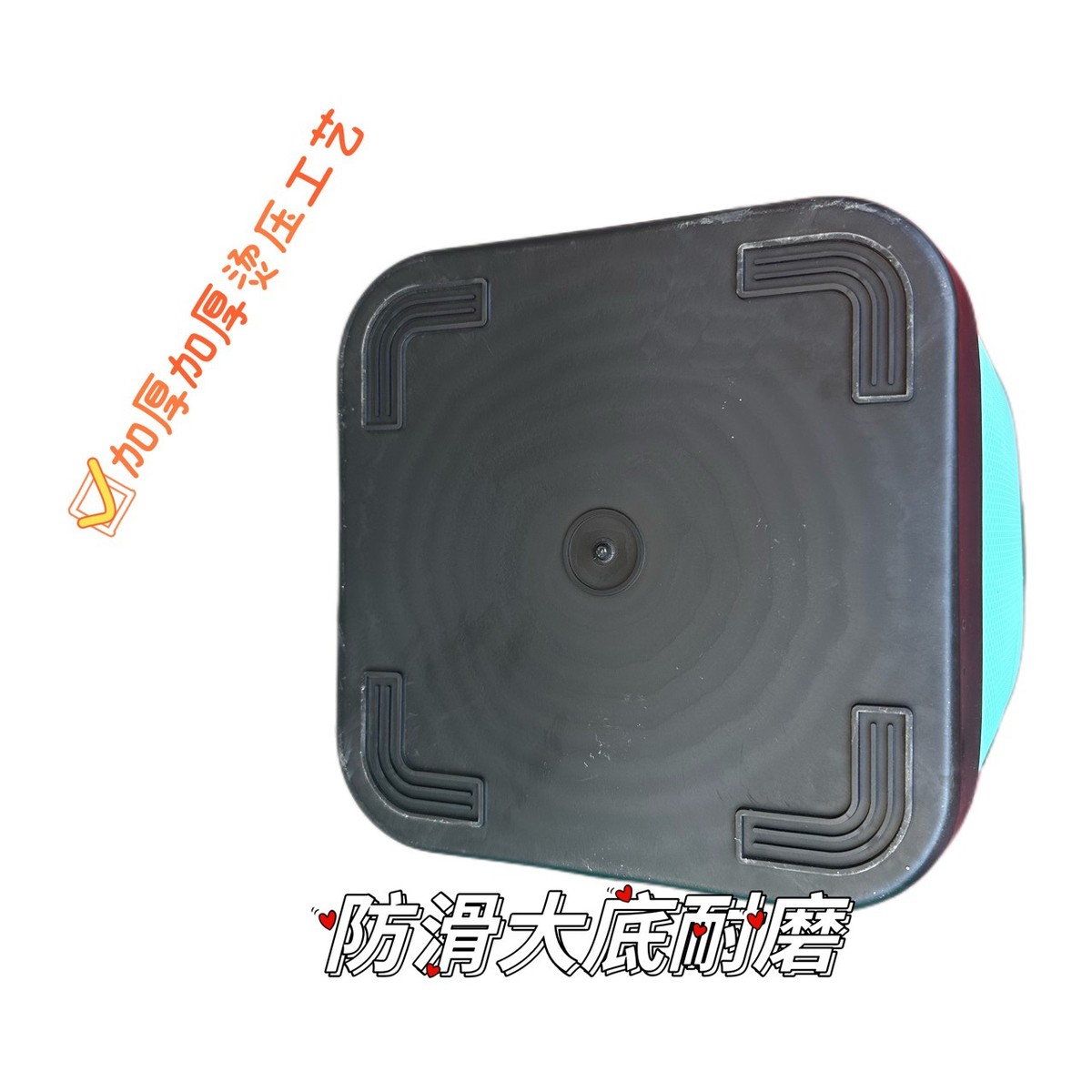 桶厚底打水桶加高钓鱼桶提手水桶可踩活鱼桶洗车加户外便携折叠桶