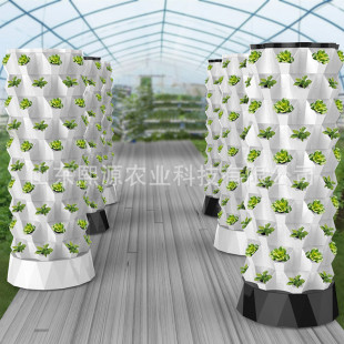 厂家无土栽培大棚家庭阳台种植设备多层菠萝塔立柱智能种菜机好用