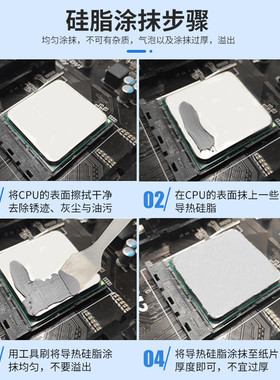 led导热膏电子电器cpu导热硅脂1.0-3.0w白色耐高低温膏散热1kg罐