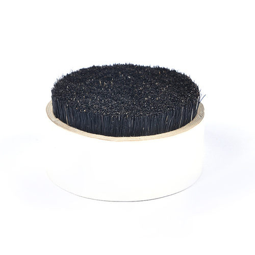 黑切根猪鬃抛光清洁刷工业圆盘黑色猪鬃毛刷油漆动物毛刷可批发