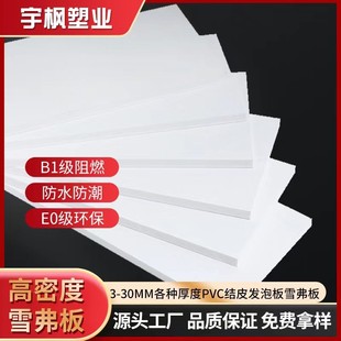 厂家直销4mm厚高密度pvc发泡板雪弗板共济板广告沙盘模型diy耗材