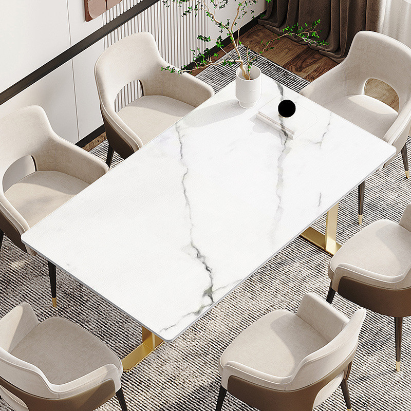 pvc皮革防烫现代轻奢风桌布防水防油免洗台布餐桌垫大理石茶新品