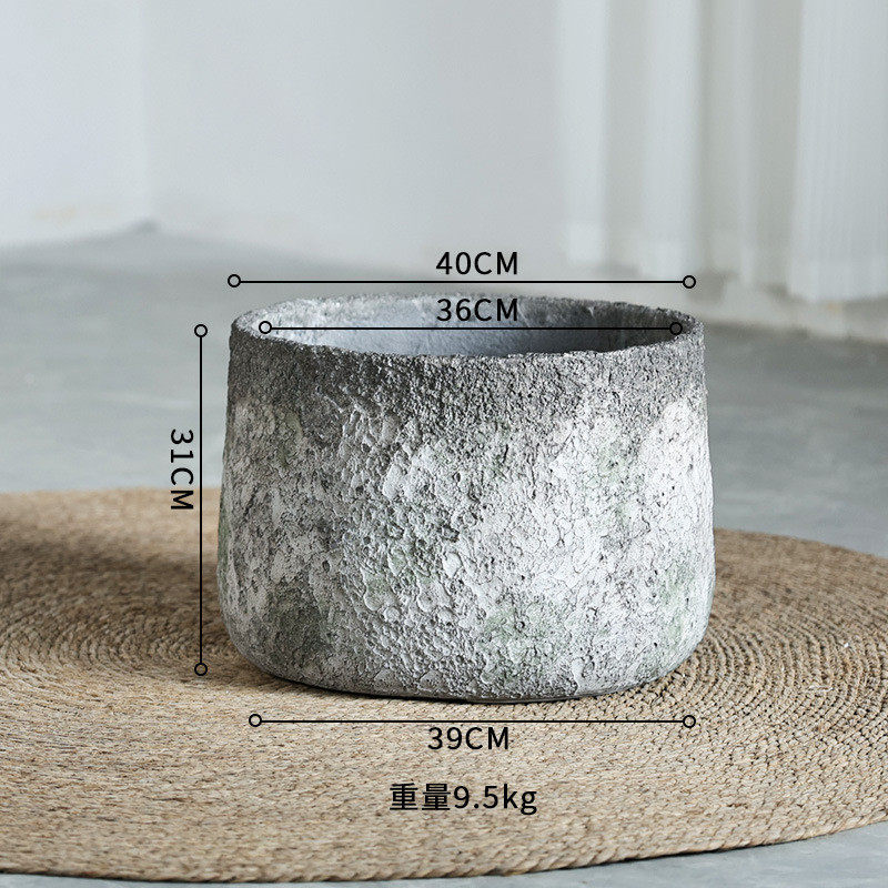 镁泥花盆欧美现代艺术客厅室内外商场落地复古做旧特大型号绿植盆,鲜花速递/花卉仿真/绿植园艺,花盆,淘宝优惠券,粉丝福利购,淘宝优惠卷