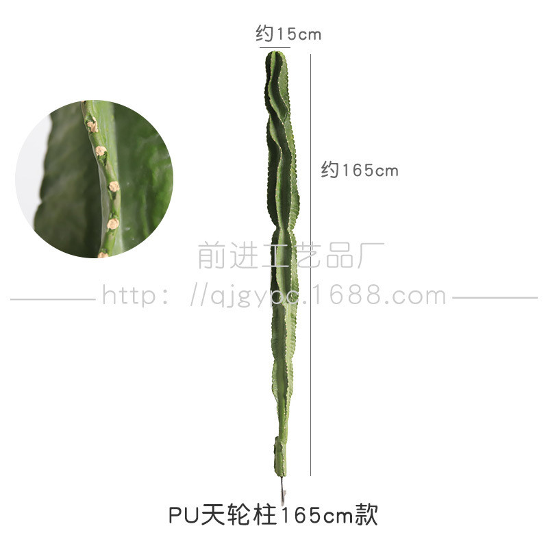 仿真仙人柱pu手感天轮柱仙人掌热带沙生植物网红店假装饰绿植
