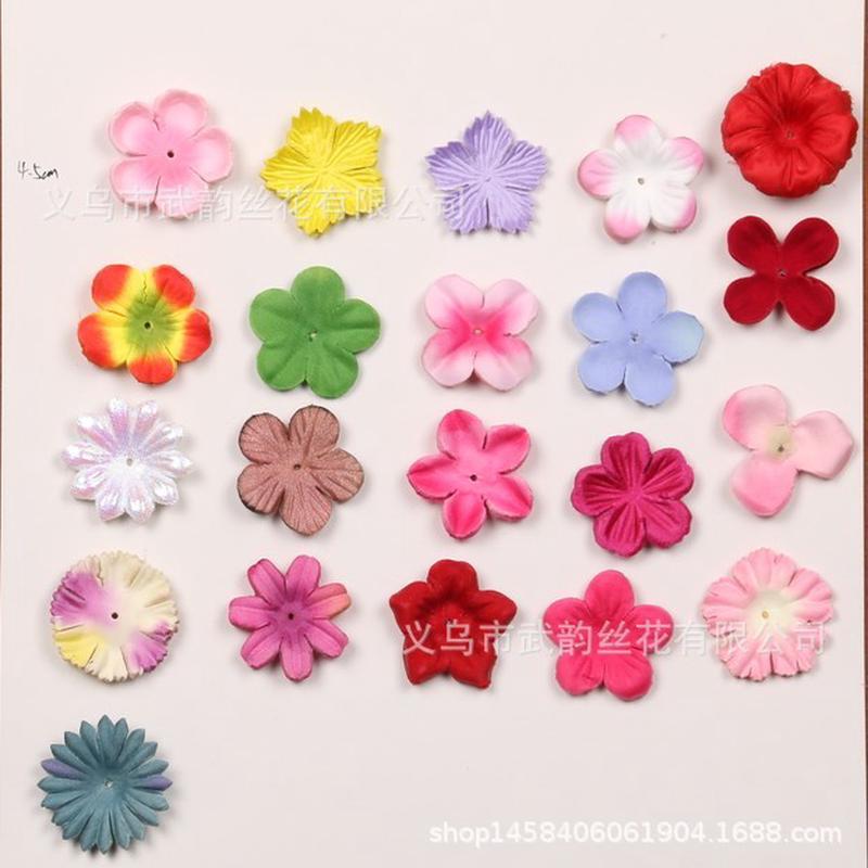 定制批发仿真花瓣假花瓣布料花朵工艺品服饰鞋帽配件diy材料