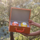 手绘陶瓷茶叶罐复古釉下彩中式 密封罐普洱罐存茶罐子中号茶叶罐