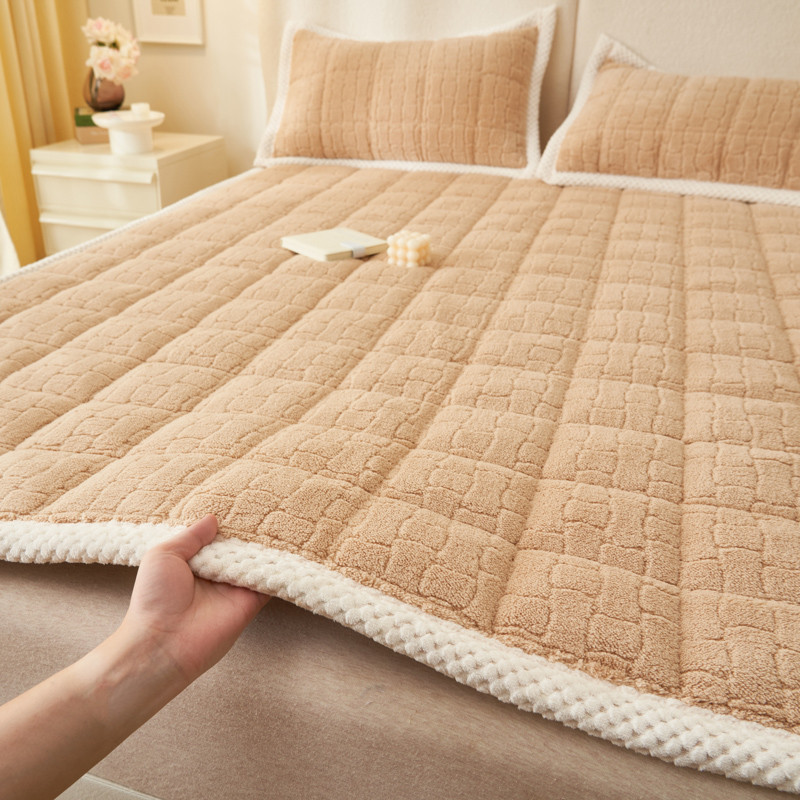 绒芙塔夹棉床垫软垫家用床垫宿舍单人学生床褥垫榻榻米垫子折叠