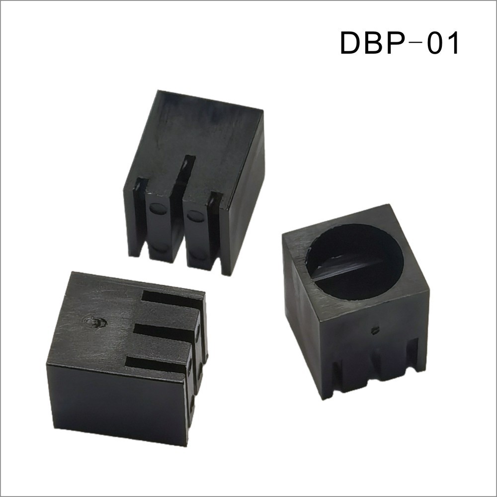 90度角Ø53pin高低脚/两用脚平齐双色led灯座(不配灯)dbp-01