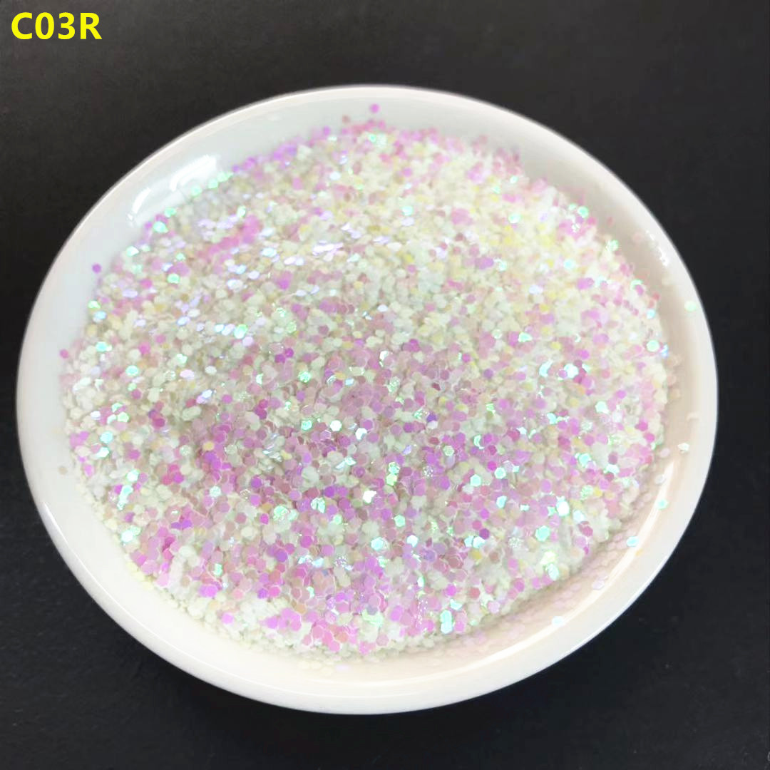 厂家直销珍珠幻彩金葱粉亮片 美甲滴胶手工diy闪光粉七彩亮片