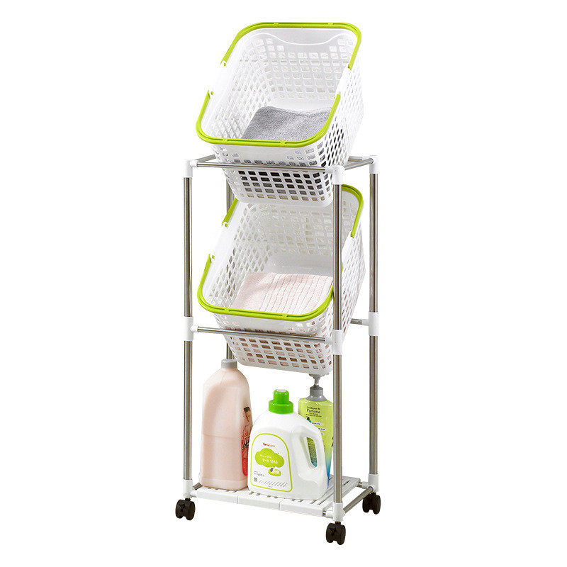 厂家批发多层洗衣篮大号塑料手提脏衣篮脏衣收纳浴室篮杂物篮