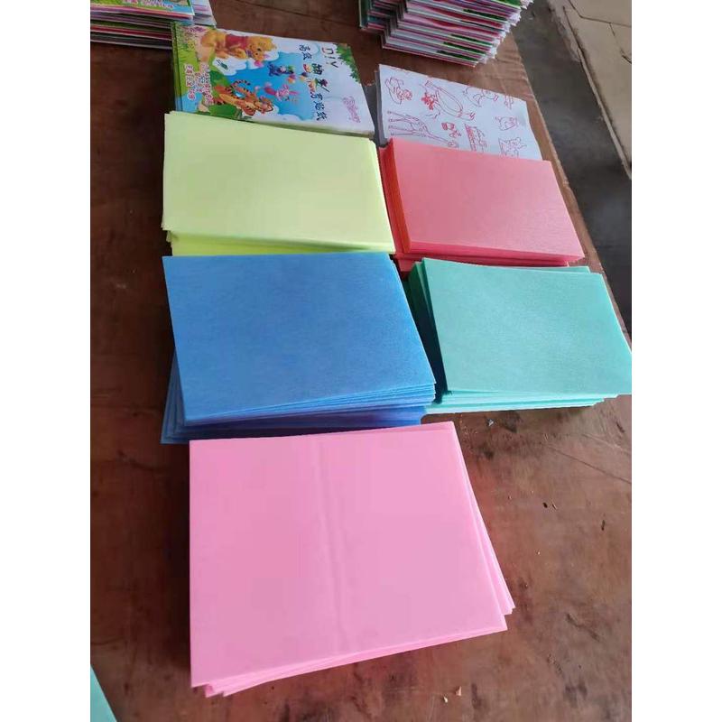幼儿园手工diya4彩色加厚吹塑纸美术版画材料吹塑板绘画材料批发