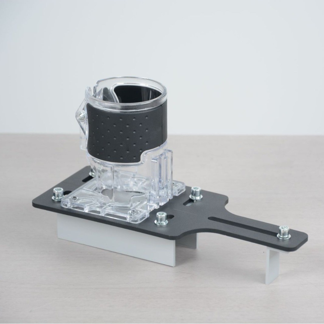 隐形二合一半通开槽器机架子螺丝家具直连接件扣修边机支架工具