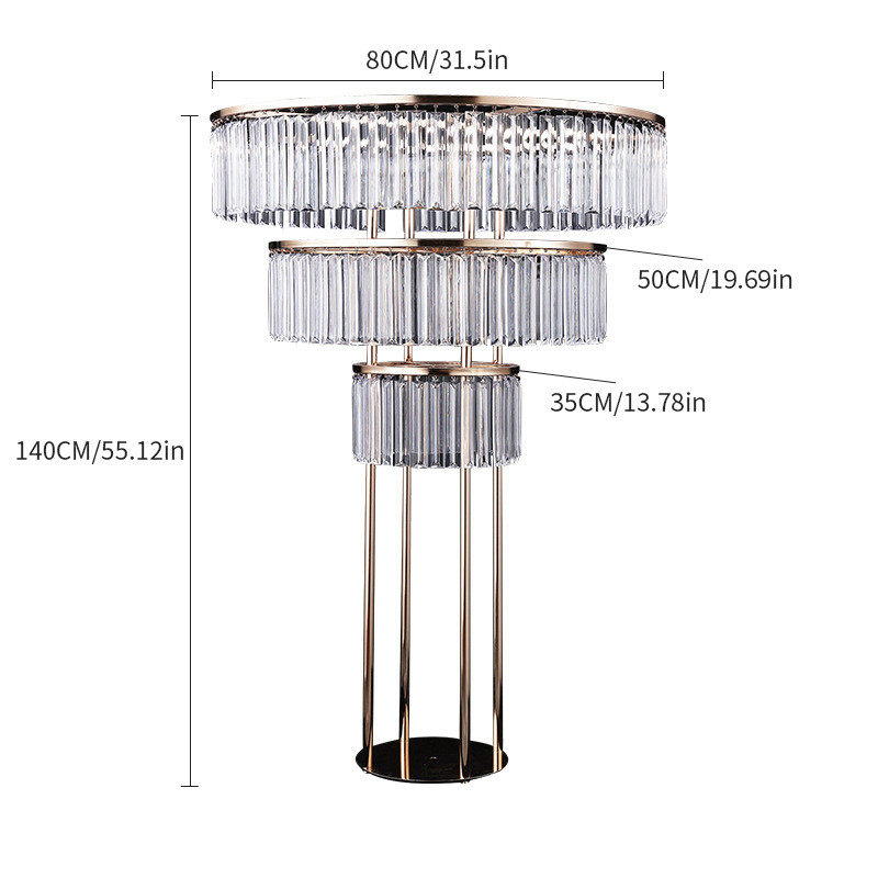 婚庆装饰用品亚克力水晶路引落地花架舞台签到处圣诞装饰婚礼摆件
