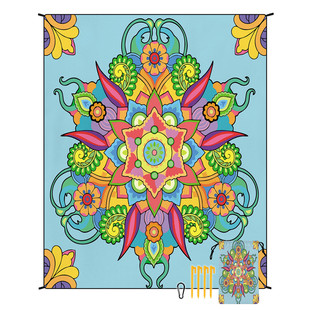 地垫源头野餐垫防沙防风防水野炊垫子便携露营沙滩草坪厂家