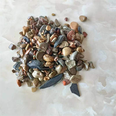 原生态溪流砂七彩色流石鱼缸过滤造景底砂大叽砂五彩石诱溪石