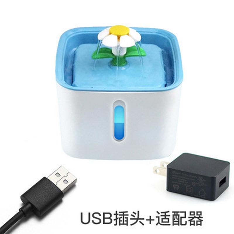 小花猫咪自动饮水机宠物喝水盆美短英短喝水盆流动活水循环自过滤