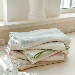 26X8竹纤维毛巾被凉感被子沙发毯冰丝床单夏凉被盖毯午睡毯午休小