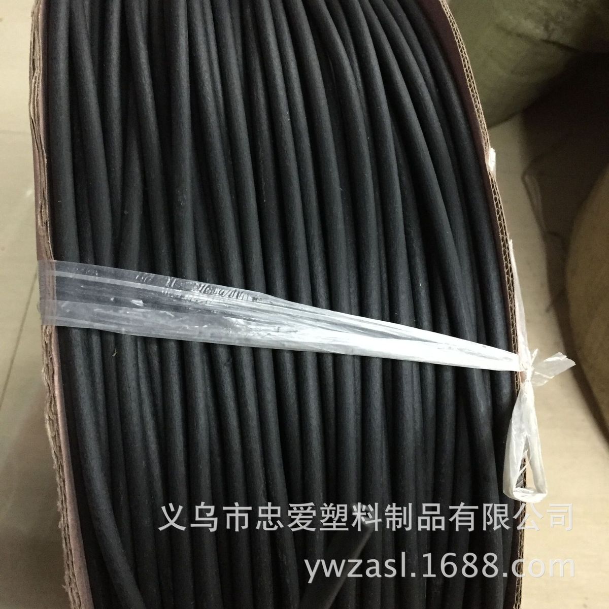 厂家pe黑色空心包边塑料管硬diy现货供应箱包衬线10公斤
