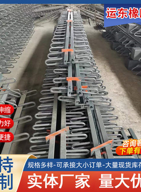 公路型钢伸缩缝d80gqf-c/f型d4060异桥梁160型240型伸缩缝胶条