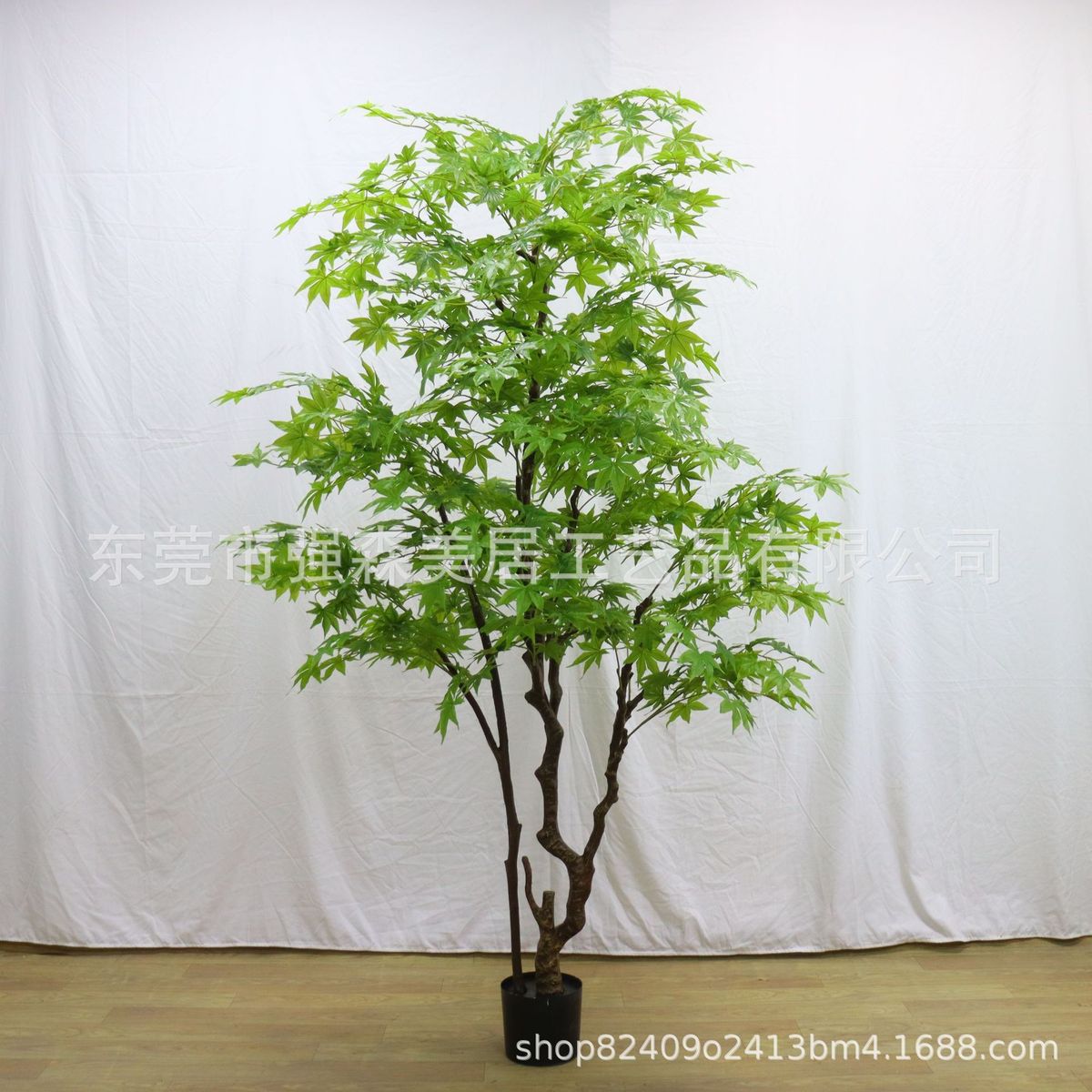 仿真枫树大型装饰绿枫树室内外庭院造景植物绿植摆放绿枫假树批发