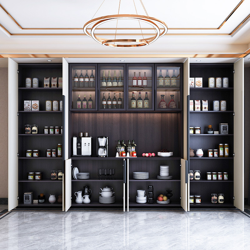 佛山全铝酒柜推拉门餐边柜衣柜鞋柜橱柜门板定做卧室定制全屋定制