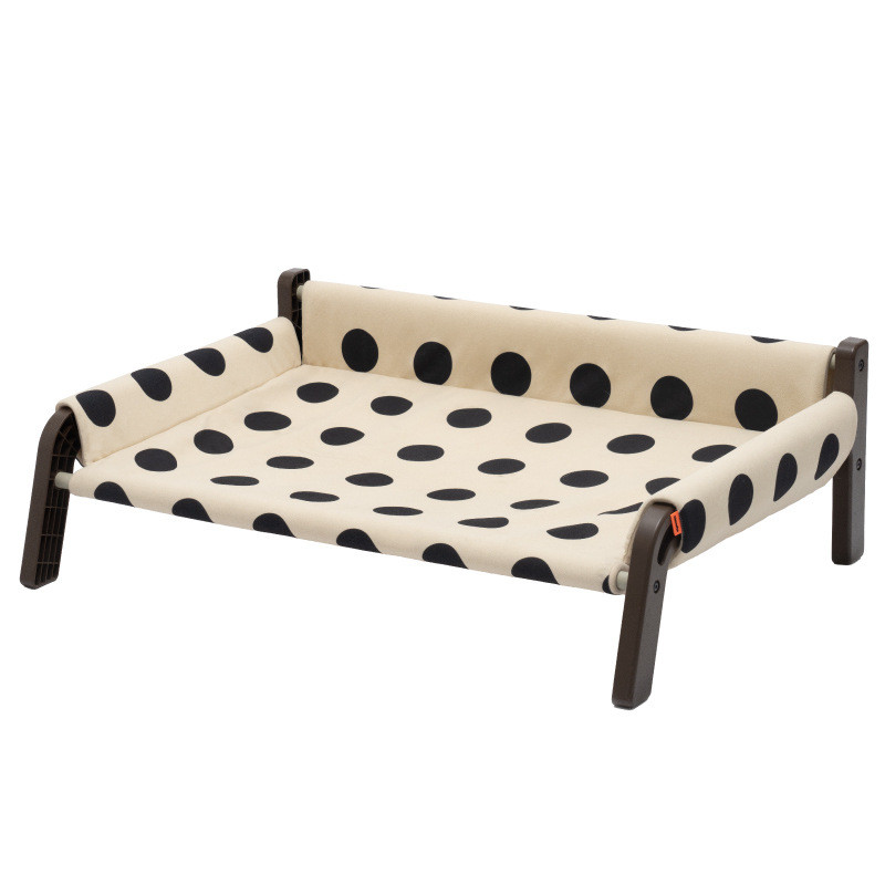 喵乎汪也稳固四季塌狗窝离地不可拆卸宠物沙发夏天注塑网布狗沙发