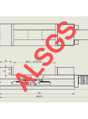 mc精密倍虎钳alsgs厂家高精密液压平口钳机械油压力气动台钳现货