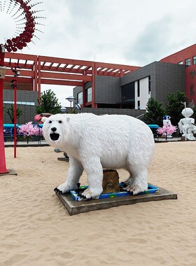 热销大型可动主题仿真动物模型设施旅游景区游乐园落地摆件发声装