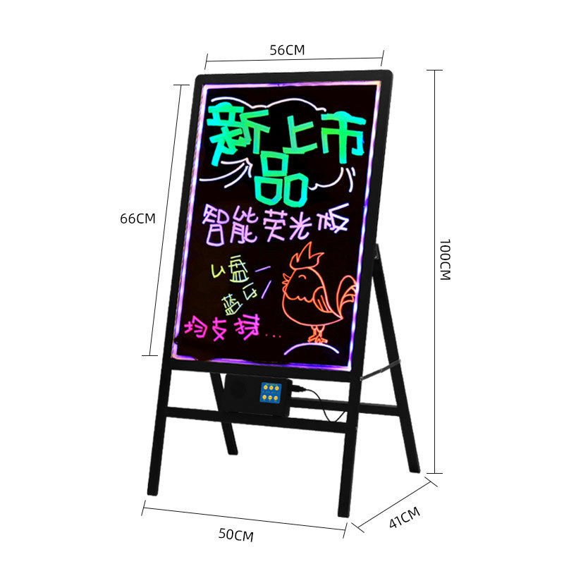 语音智能led荧光板充电板厂家批发手写板展示牌黑板广告牌发光