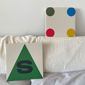 ins博几何风设计感艺术波普孟菲斯组合客厅装 1vpr南岛宝社 主 饰