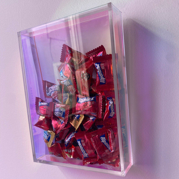 干花展示中空亚克力相框diy桌面收纳盒网红透明ins风a4画框摆件
