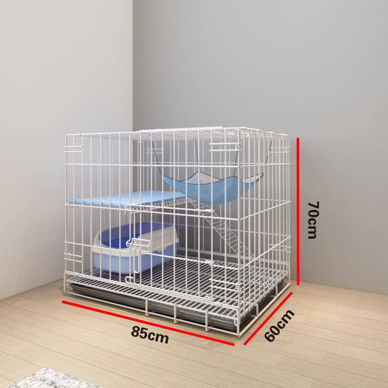 猫笼子家用室内一体厕所带超大自由空间可折叠双层三层四层猫别墅