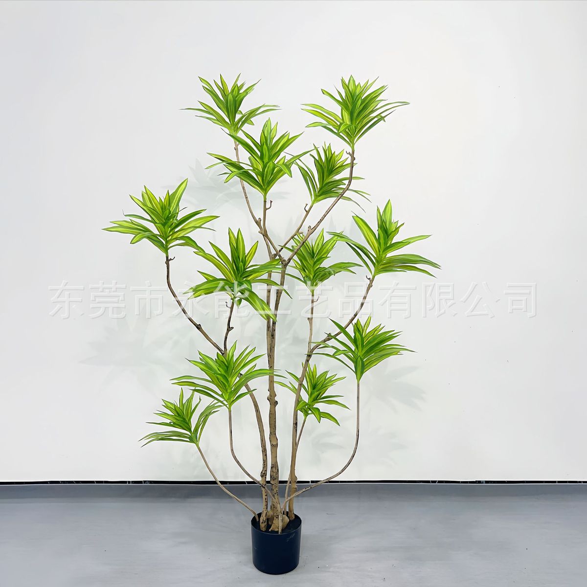 北欧ins风客厅落地百合竹大型装饰植物盆栽室内仿真绿植假树摆件