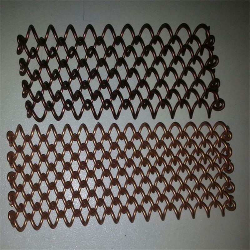 金属钢丝编织装饰网帘美观铁丝网垂帘金属吊帘低碳钢丝金属帘