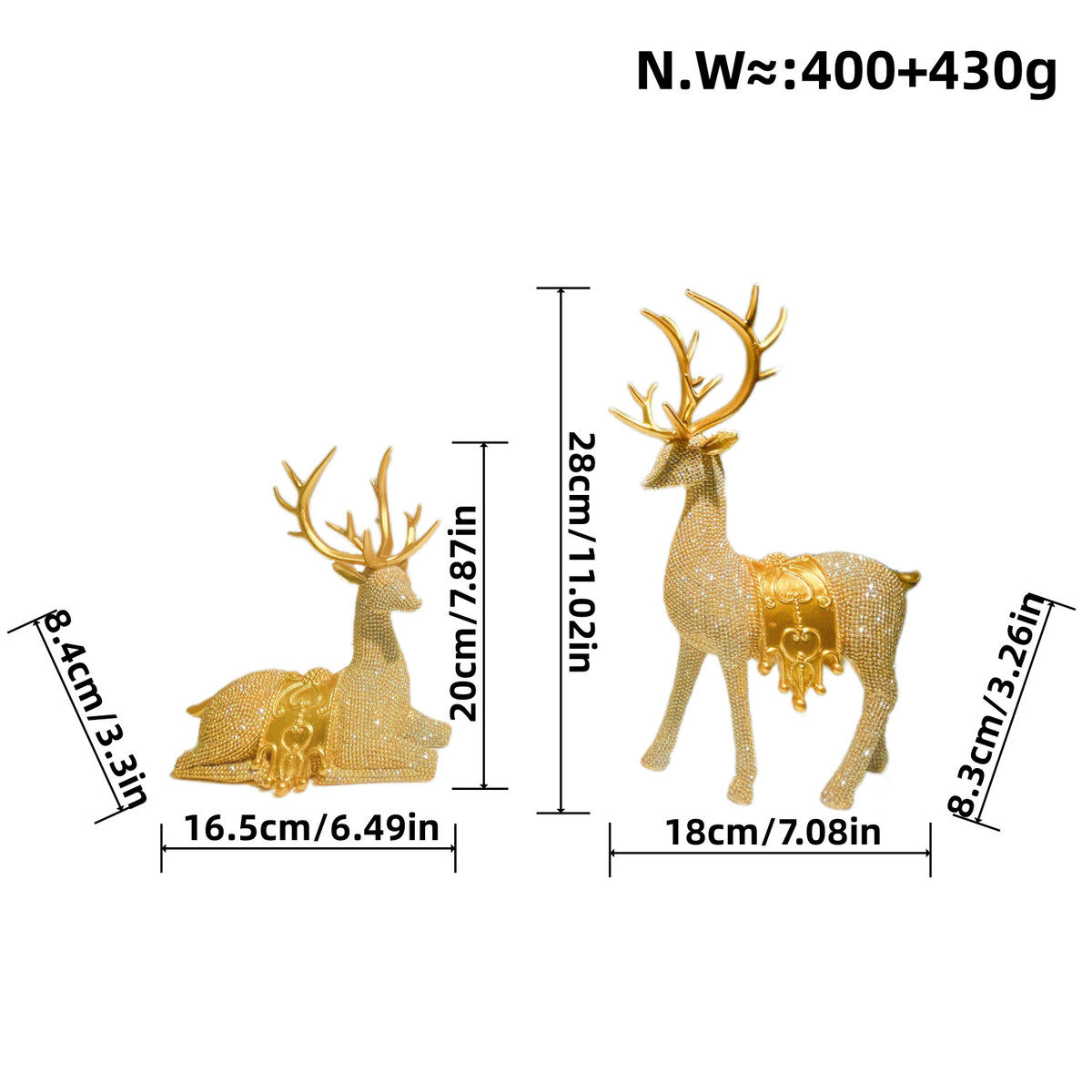 新品圣诞节创意点麋鹿珠节日氛围装饰树脂工艺品桌面摆件批发,家居饰品,装饰摆件,淘宝优惠券,粉丝福利购,淘宝优惠卷
