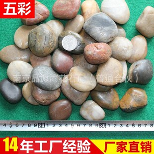 天然五彩雨花石鹅卵石南京天然铺路鹅卵石园林建筑