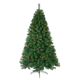 外贸pvc加密阻燃1.5米6ft7ft8ft圣诞节装 饰圣诞树热销