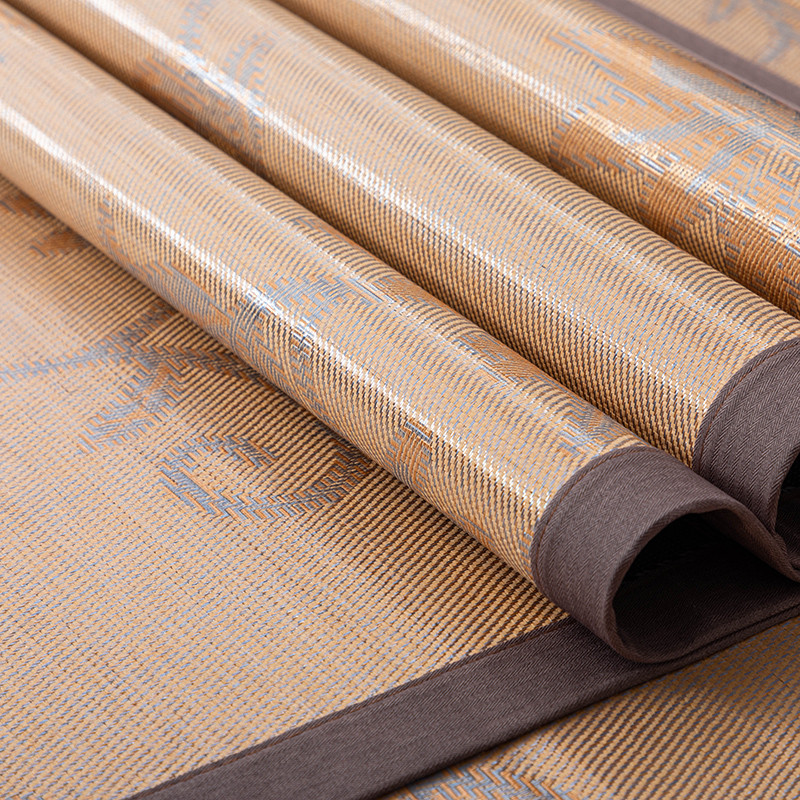 x70t凉席竹席1.8m床席子2米双人冰丝凉席夏季1.5可水洗可折叠双面