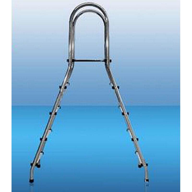 泳池扶梯双面不锈钢扶手泳池配件游泳池设备阶梯踏板胶膜池扶手