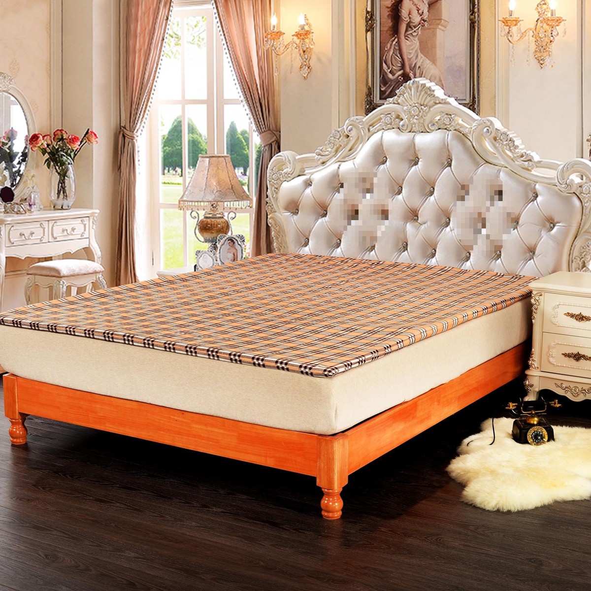 热销榻榻米订羊毛毡床垫加厚单双人炕垫羊毛床褥子可炕毡子可订炕