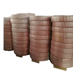 毛细切割厂家紫铜管紫铜盘管直径4mm空调制冷管t2紫铜管