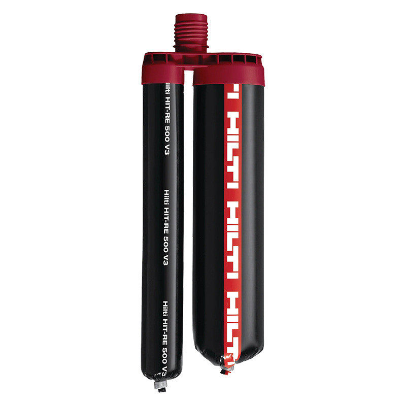 hilti喜利得抗震现货植筋胶re500v3钢筋结构加固环氧植筋胶补强