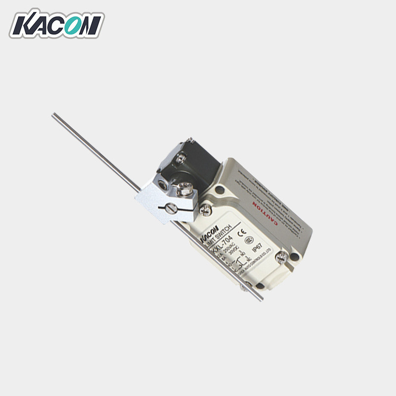 现货Kacon/凯昆KXL-704行程可调金属棒12A防水防油限位开关