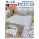 58c1床笠100麻凉感单人被单凉席老粗布床单单件款 三件套