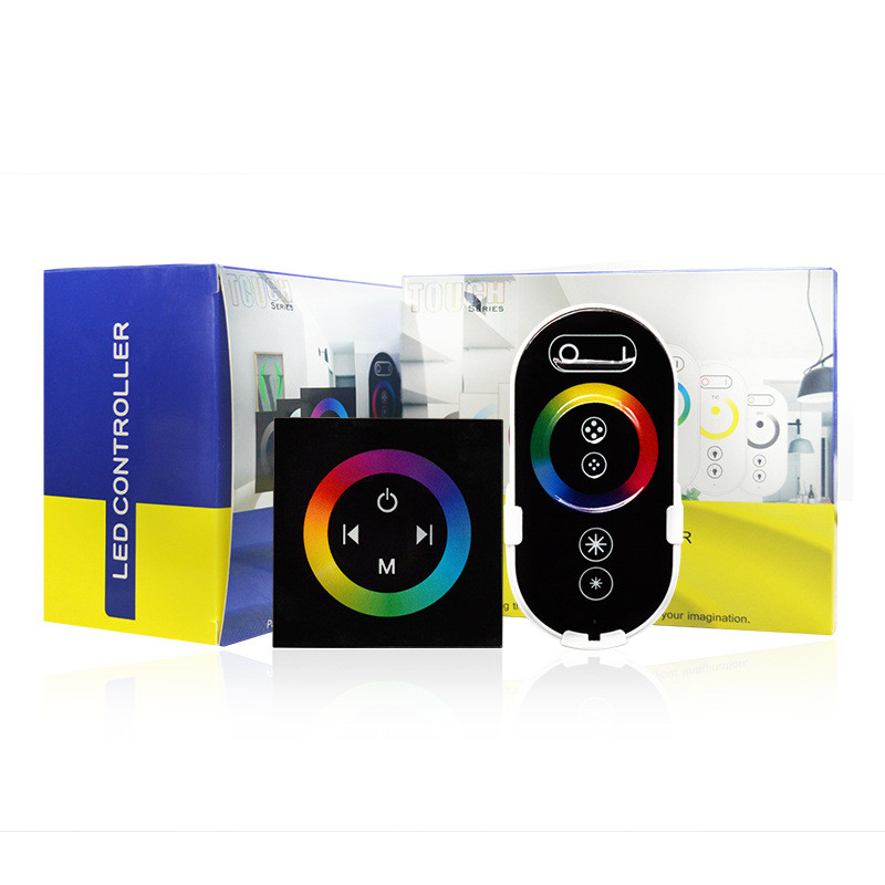 led-全触摸全调光器面板控制器无线rgb触摸遥控器面板灯