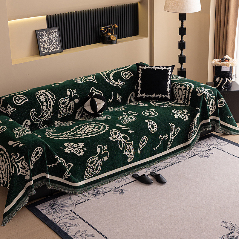 北欧轻奢高级防滑沙发盖布雪尼尔沙发套防猫抓全包沙发巾四季通用