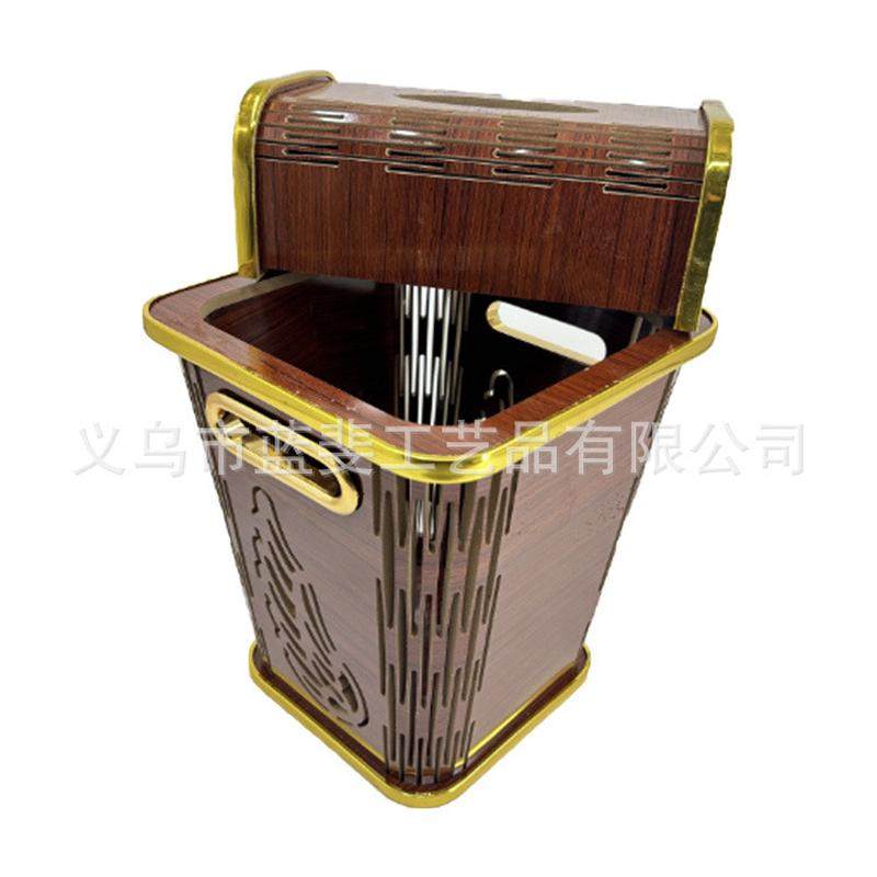 木质垃圾桶纸巾盒卫生间激光镂空工艺家用茶几室客厅厨房套装大容,家庭/个人清洁工具,垃圾桶,淘宝优惠券,粉丝福利购,淘宝优惠卷