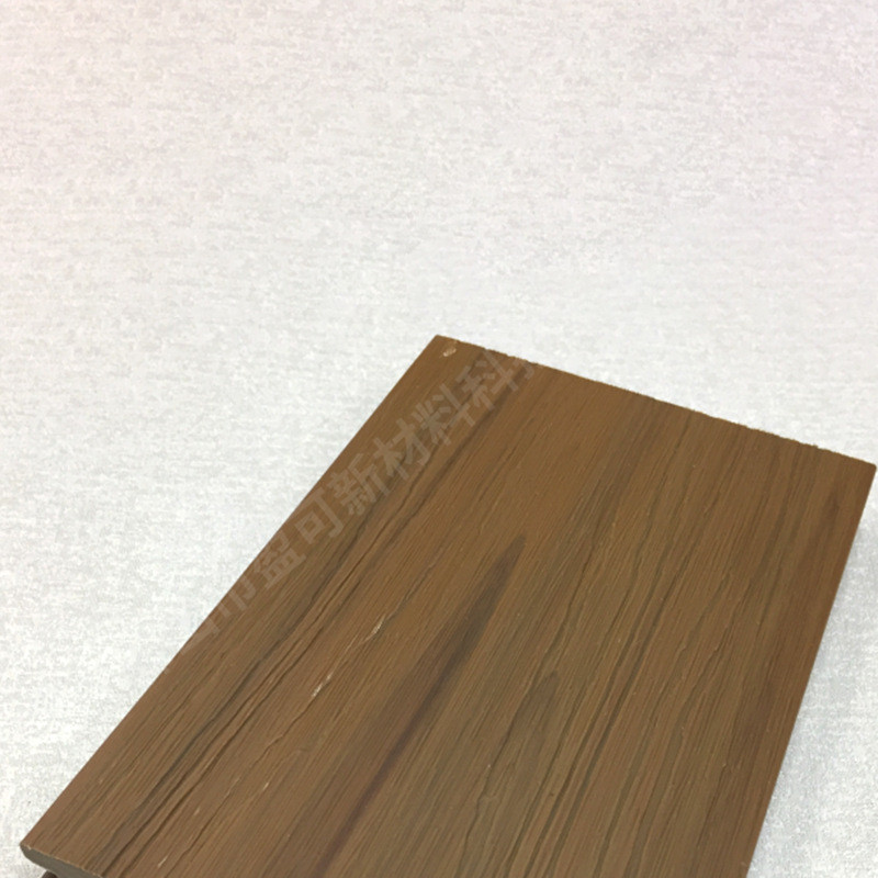 二代共挤13823圆孔塑木地板户外地板防滑防潮刮便捷不易安装花