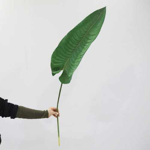 仿真树叶批发大号pu喜利叶室内景观叶片叶片大绿植装饰花摄影道具