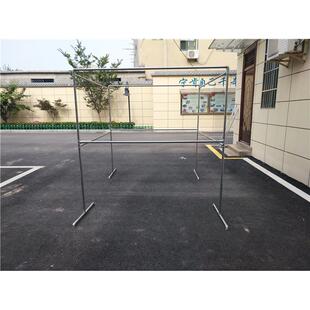 镀锌管晾衣架子落地家用单杠单杆式卧室多功能晒挂衣服的凉铁内